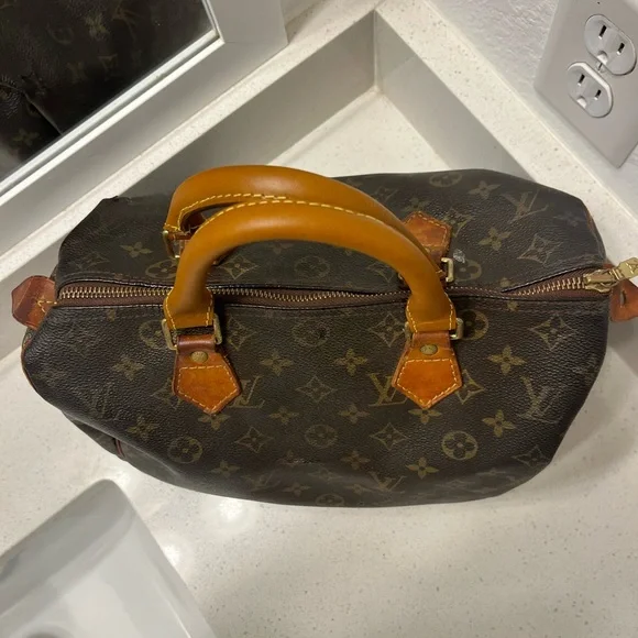 Louis Vuitton Dark Brown Monogram Satchel